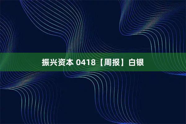 振兴资本 0418【周报】白银