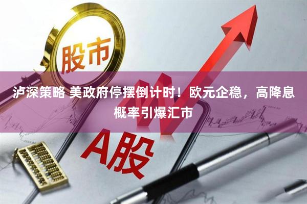 泸深策略 美政府停摆倒计时！欧元企稳，高降息概率引爆汇市